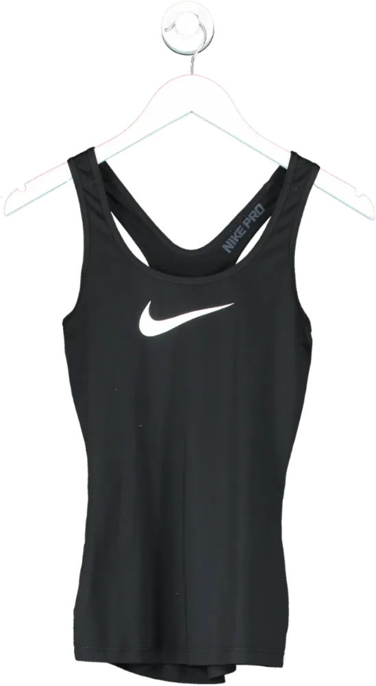 Nike Black Logo Tank Top UK XS