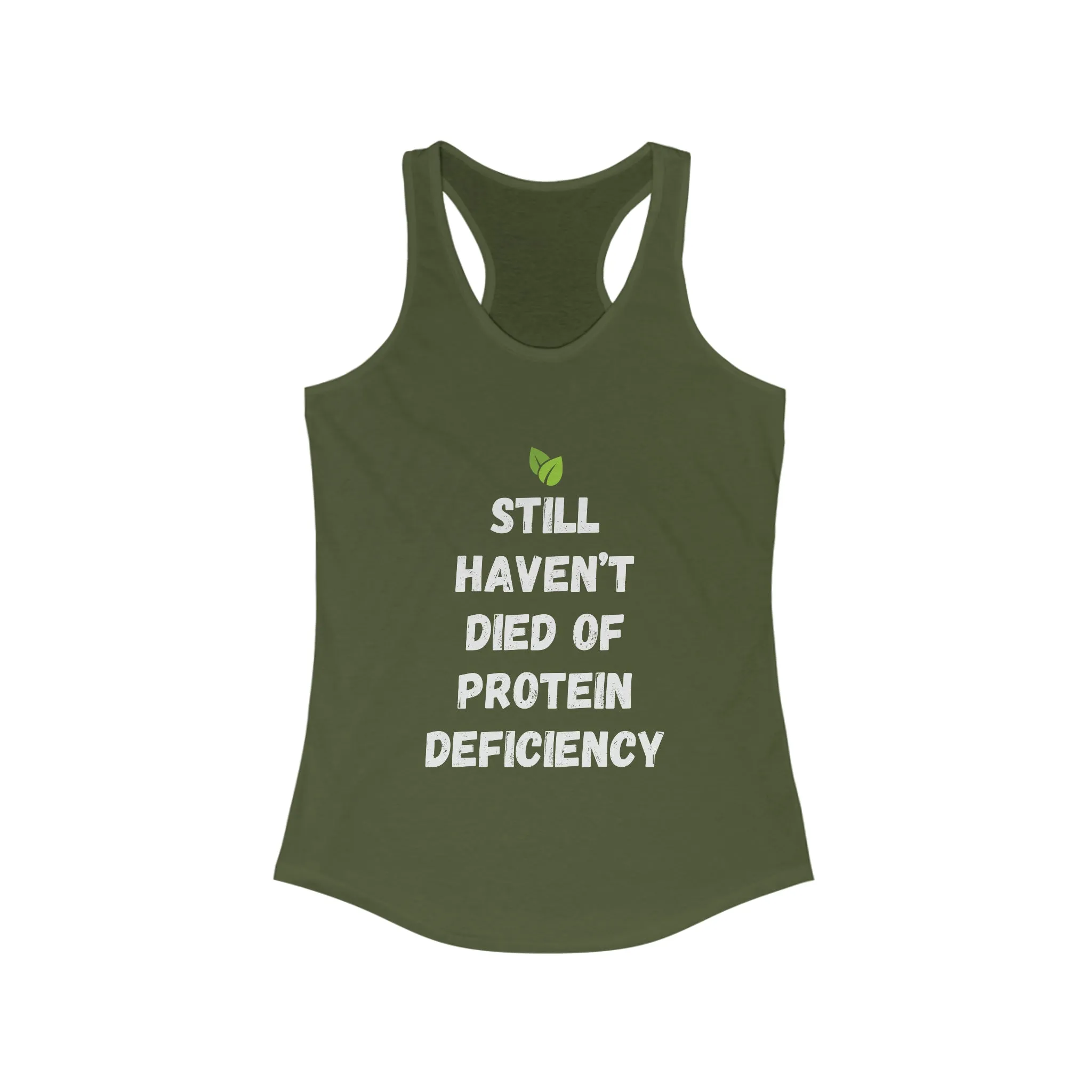 No Protein Deficiency Women's Ideal Racerback Tank