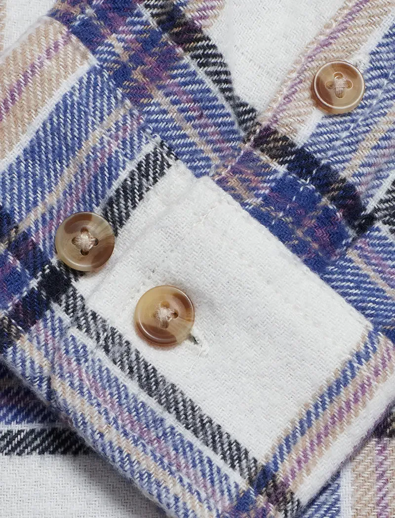 Obey Max Flannel Shirt Unbleached Multi