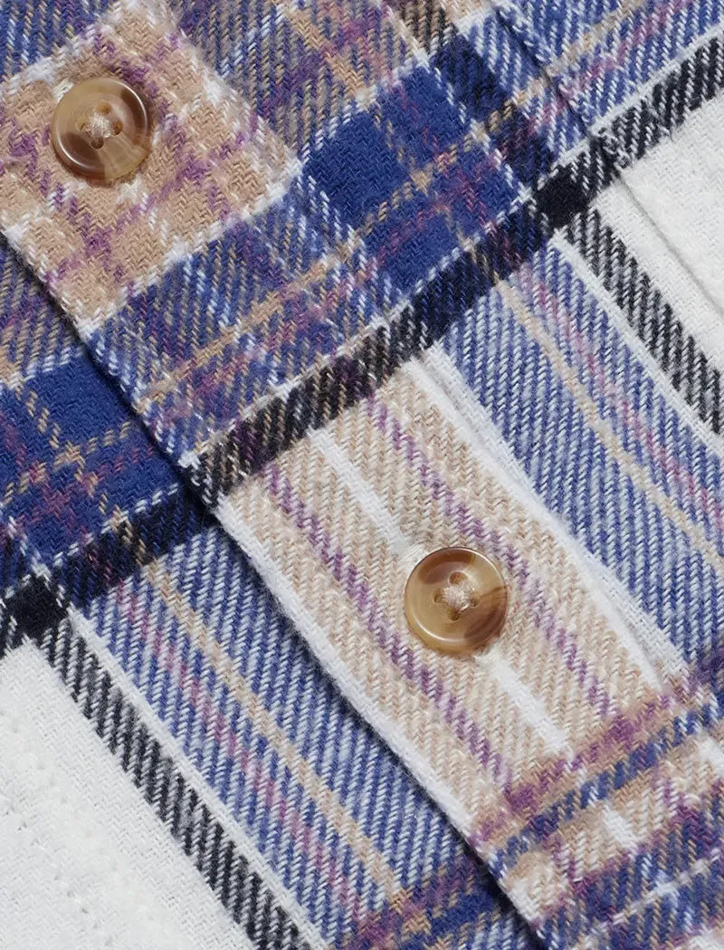 Obey Max Flannel Shirt Unbleached Multi