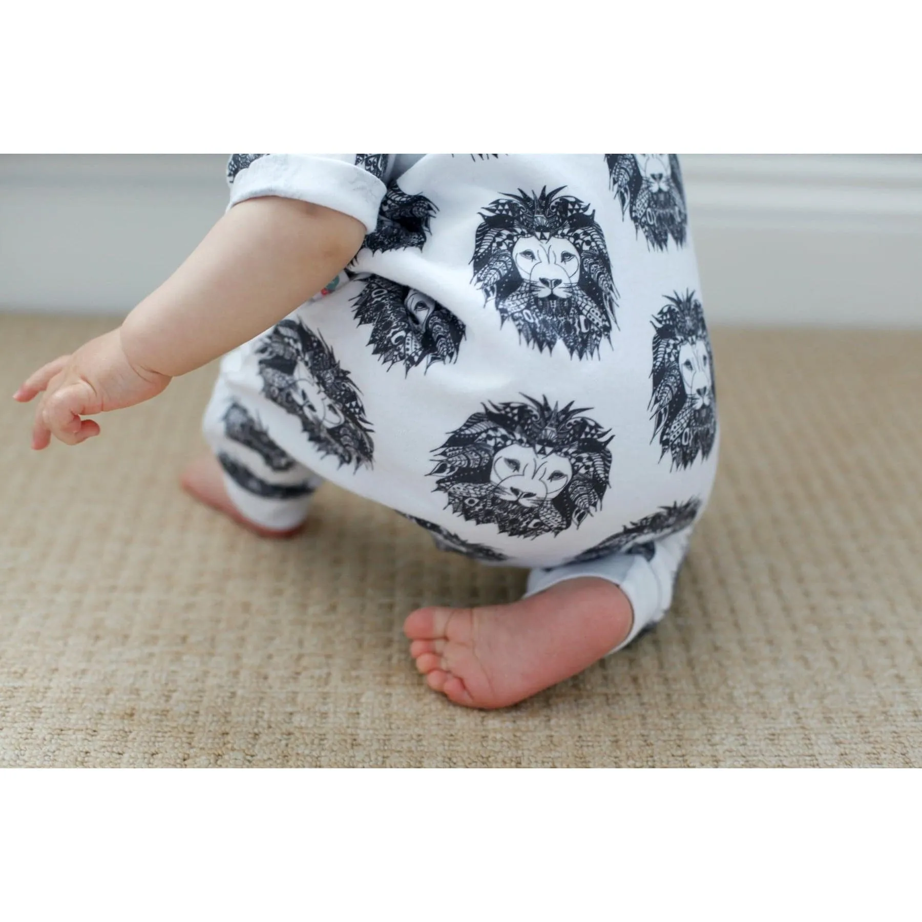 Organic Toddler & Baby Romper | Aztec Lion