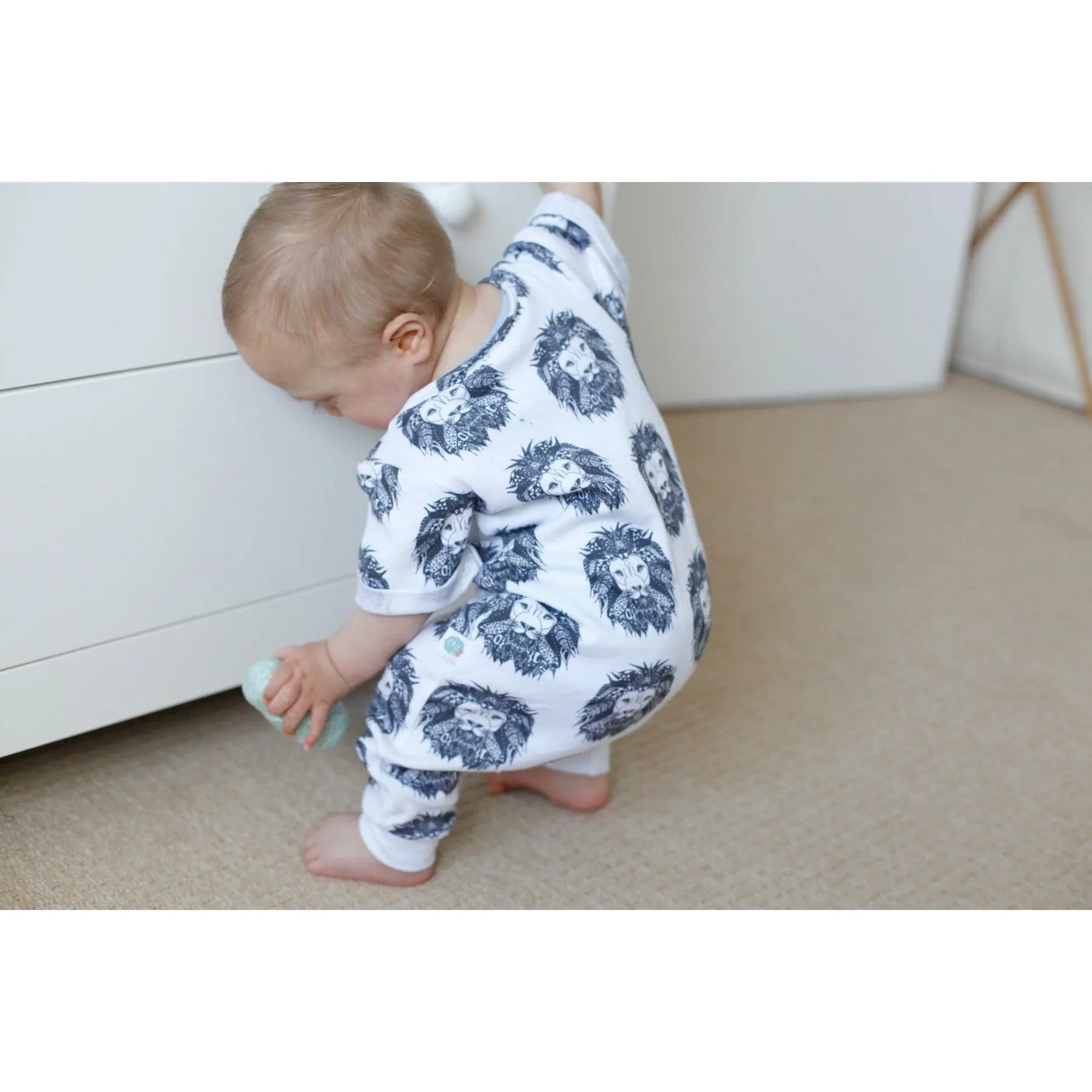 Organic Toddler & Baby Romper | Aztec Lion