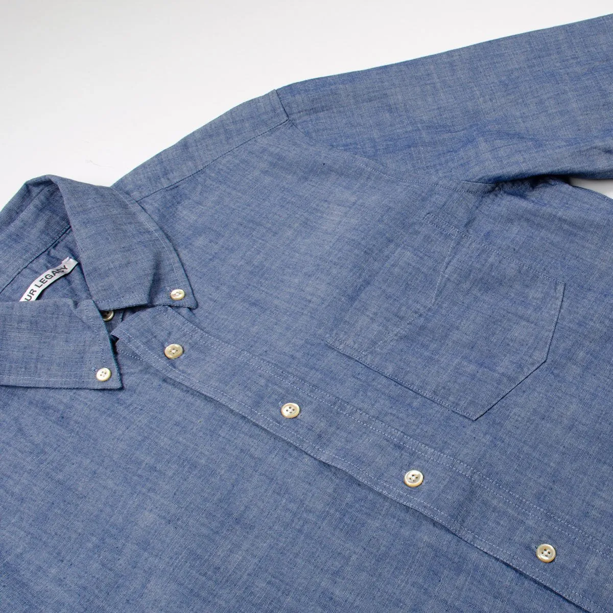 Our Legacy - Original BD Shirt - Blue Light Chambray