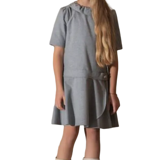 Patachou Grey Girls Drop Waist Dress BNWT 3 Years