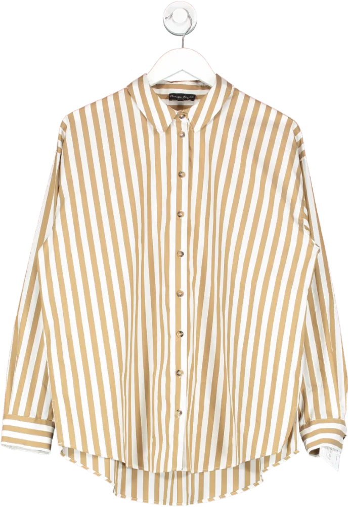 Phase Eight Nude Striped Shirt UK 14