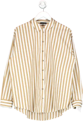 Phase Eight Nude Striped Shirt UK 14