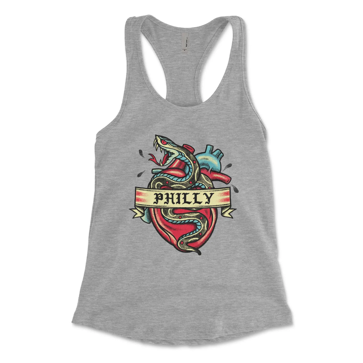 Philly Snake Tattoo Women's Tank Top