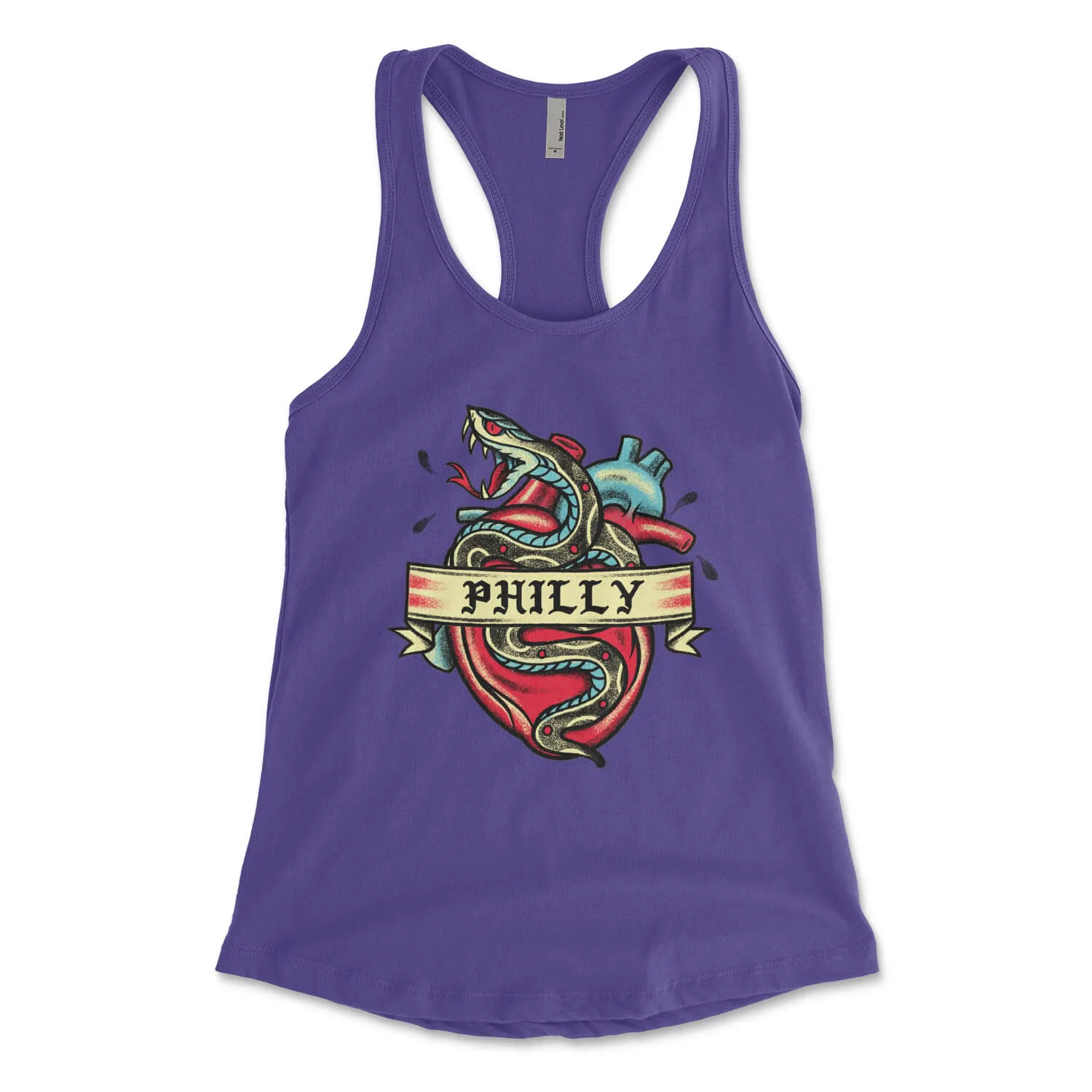 Philly Snake Tattoo Women's Tank Top