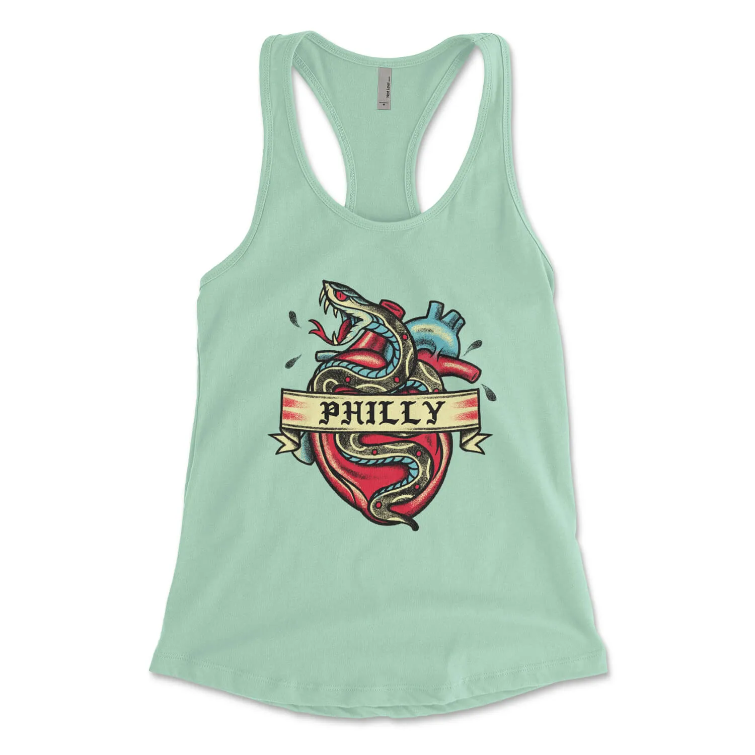 Philly Snake Tattoo Women's Tank Top