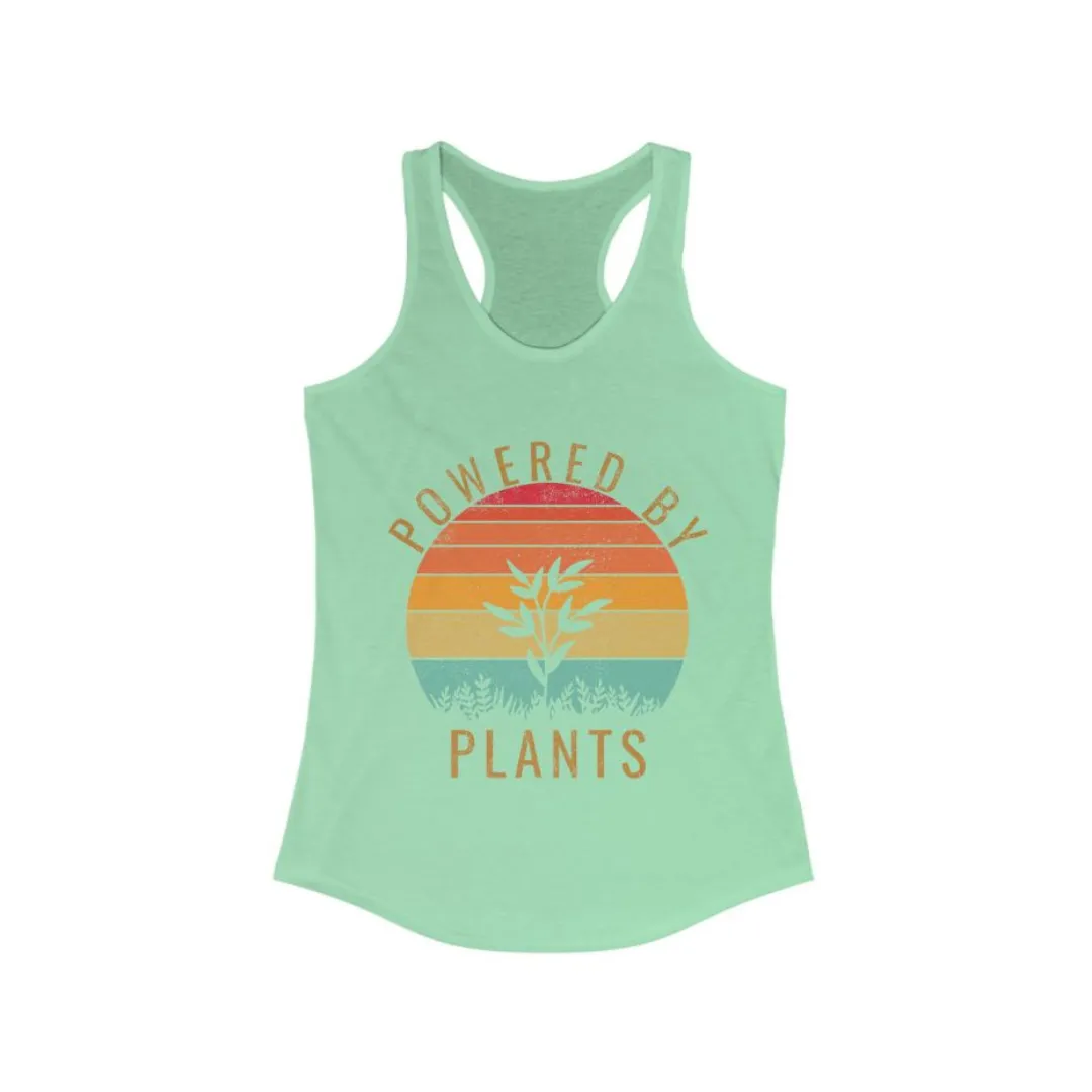 Powered by Plants - Women's Ideal Racerback Tank