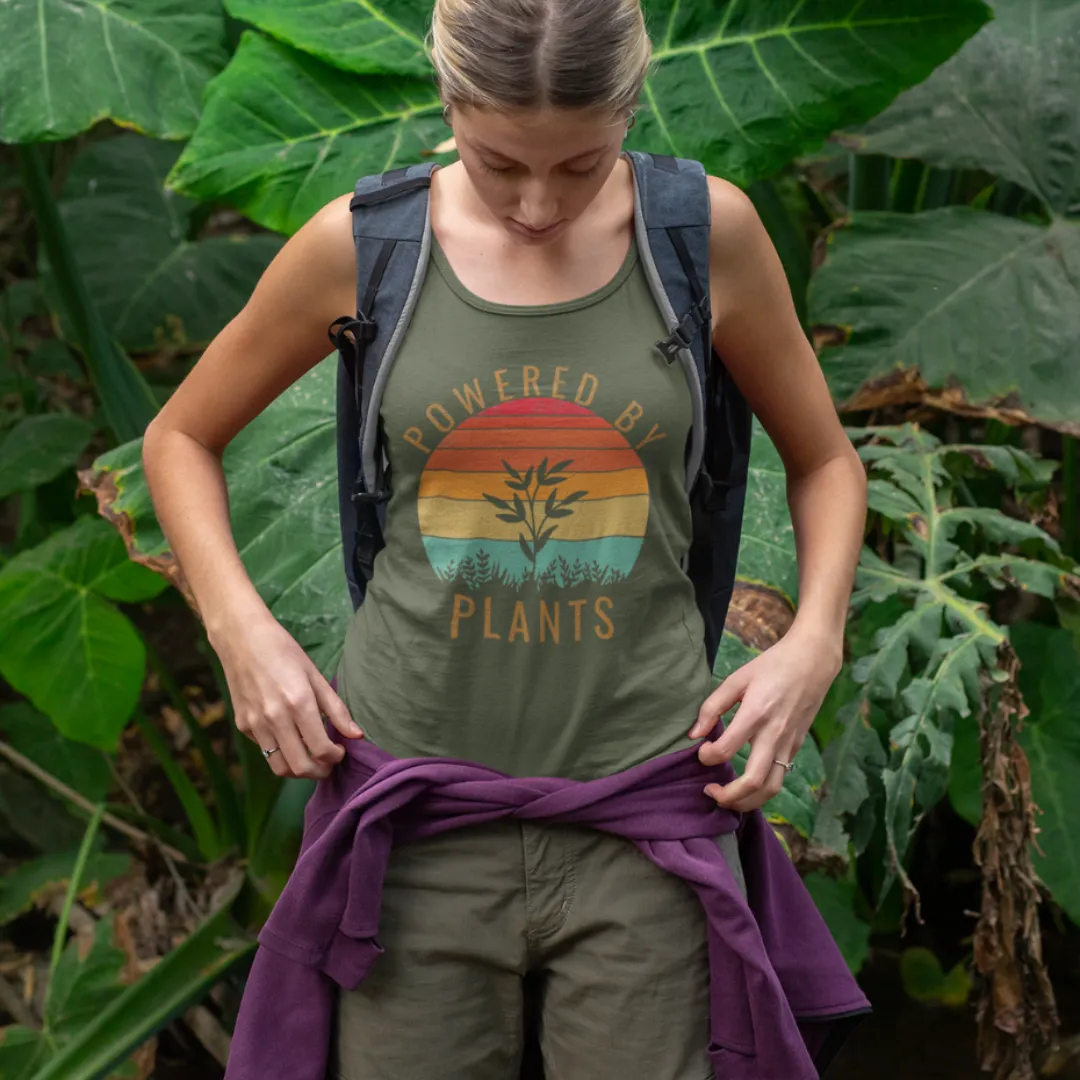 Powered by Plants - Women's Ideal Racerback Tank