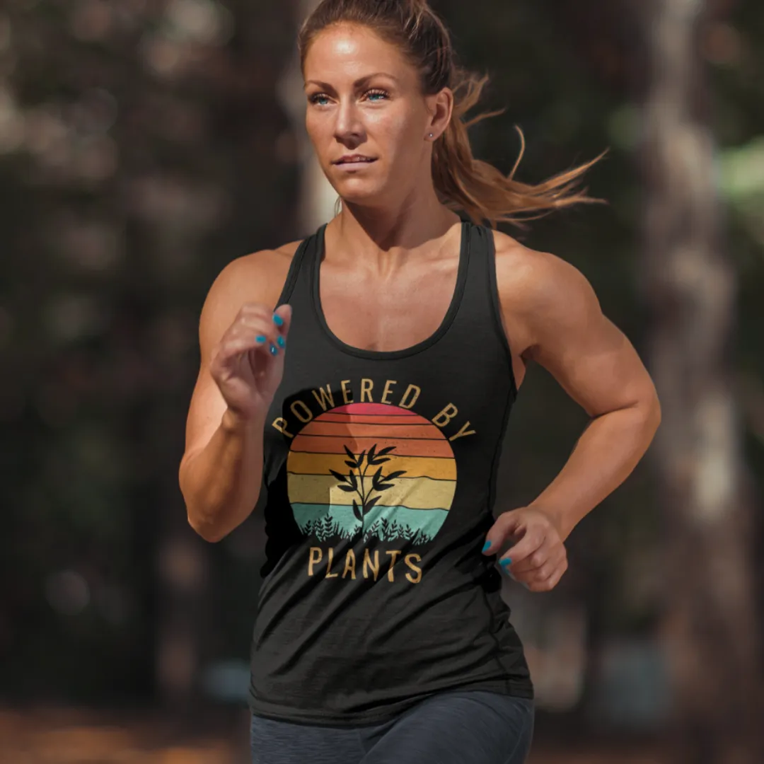 Powered by Plants - Women's Ideal Racerback Tank