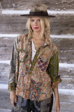 **PRE-ORDER** MAGNOLIA PEARL PIECEWISE KELLY WESTERN SHIRT TOP 1868 MARRAKECH