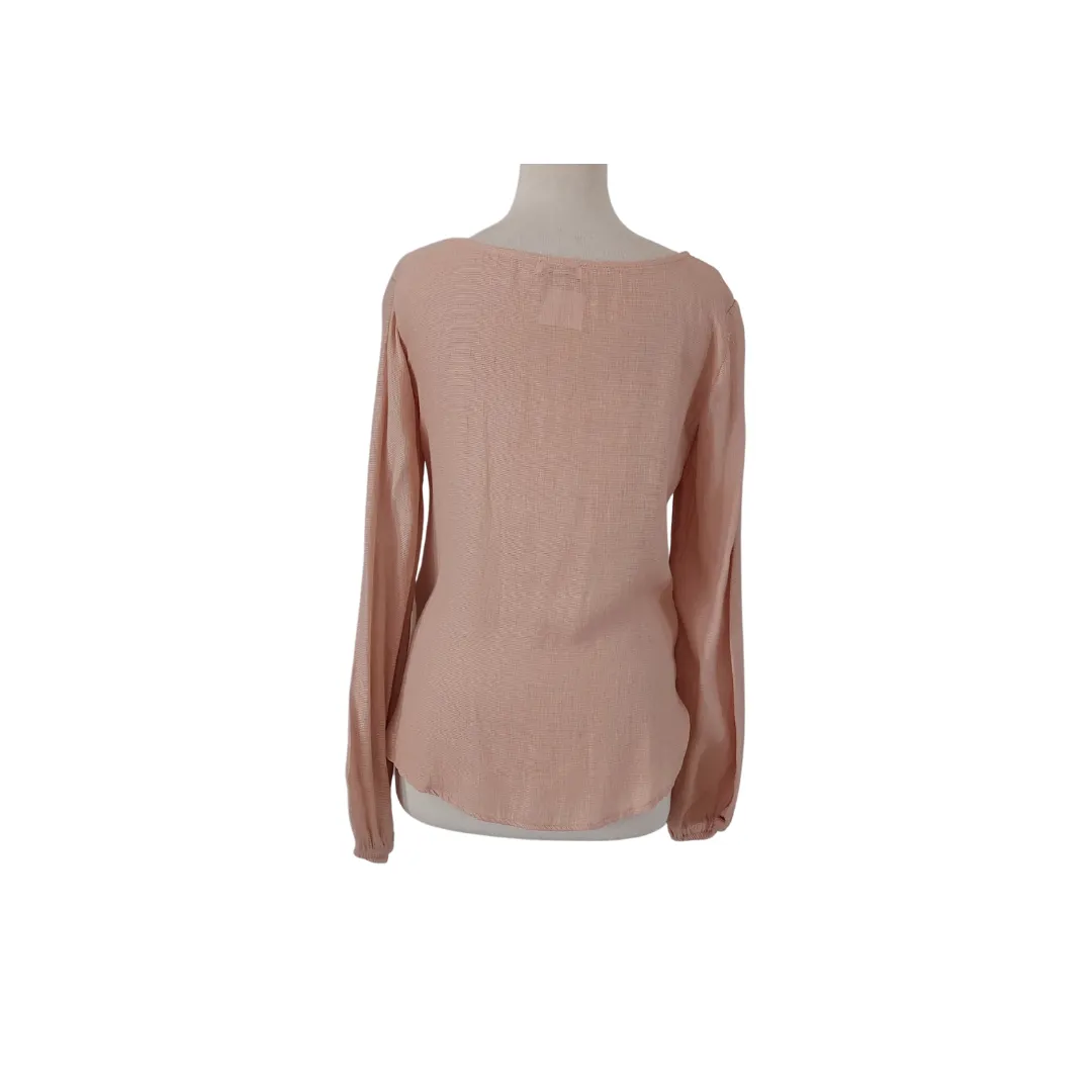 Pull & Bear Crossover Light Pink Top | Pre Loved |