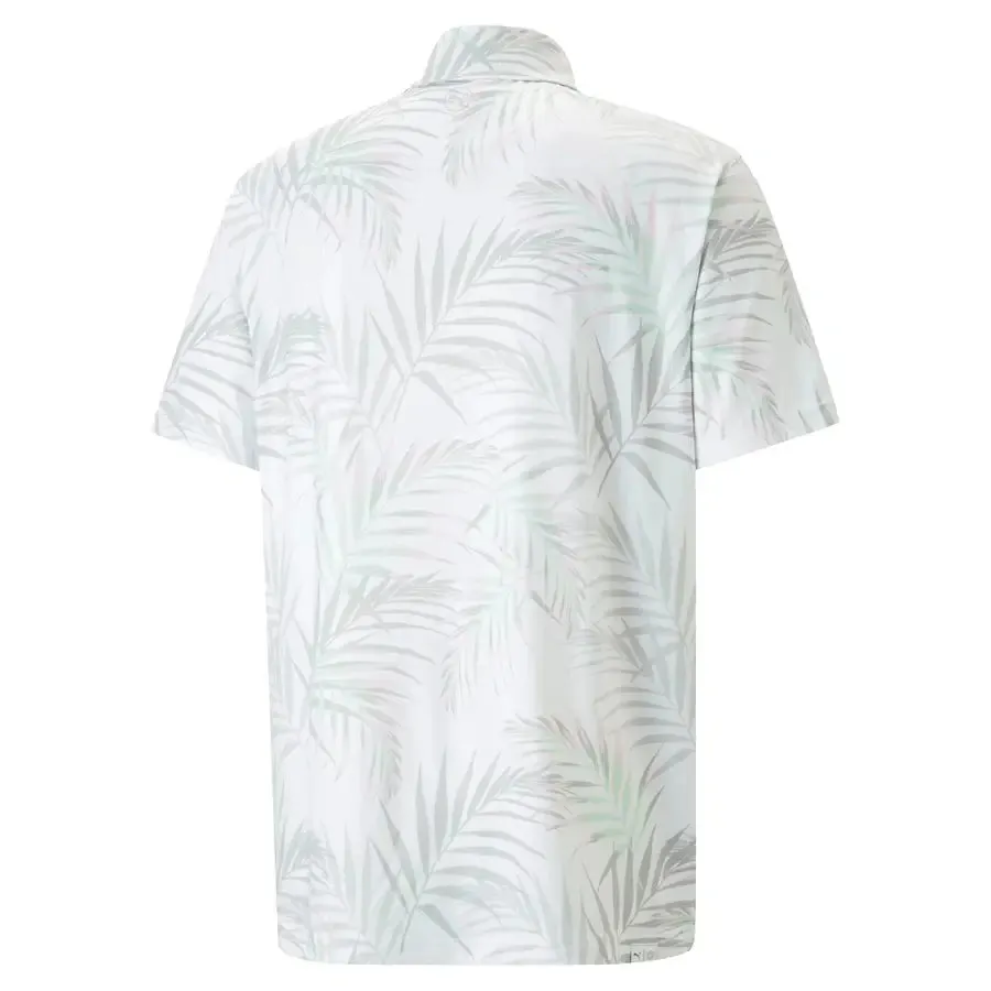 Puma CLOUDSPUN Palm Leaf Polo - White