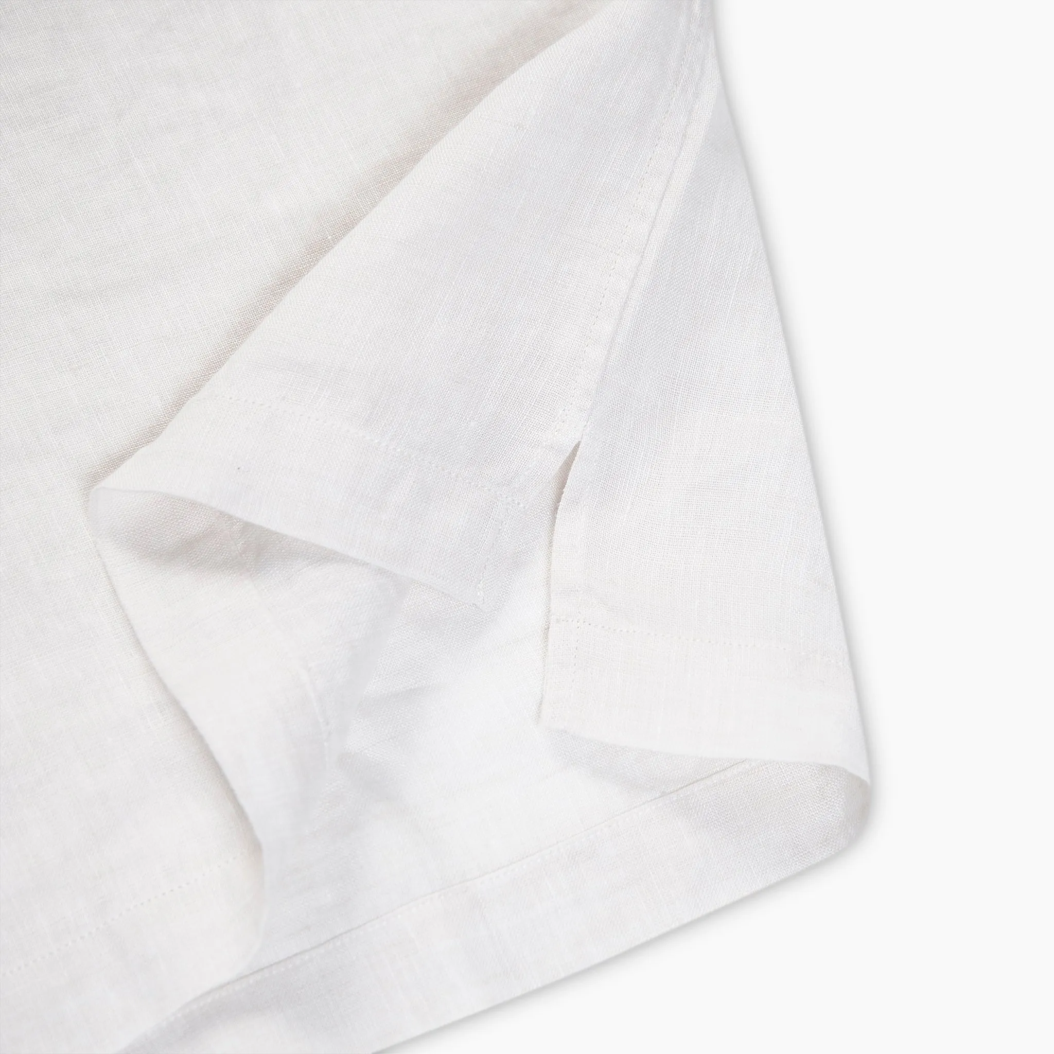 Raimond half-buttoned shirt in Capri Linen