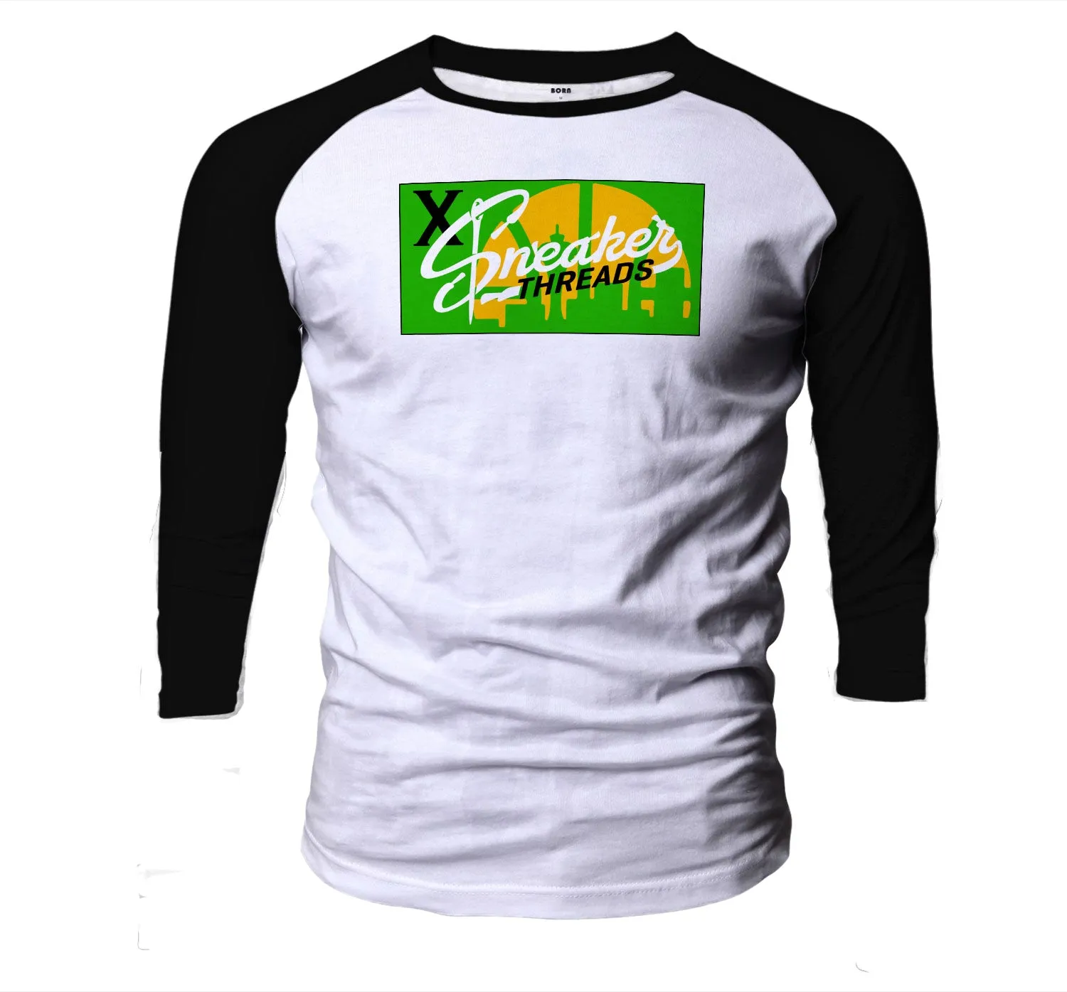 Retro 10 Seattle ST City Box Raglan