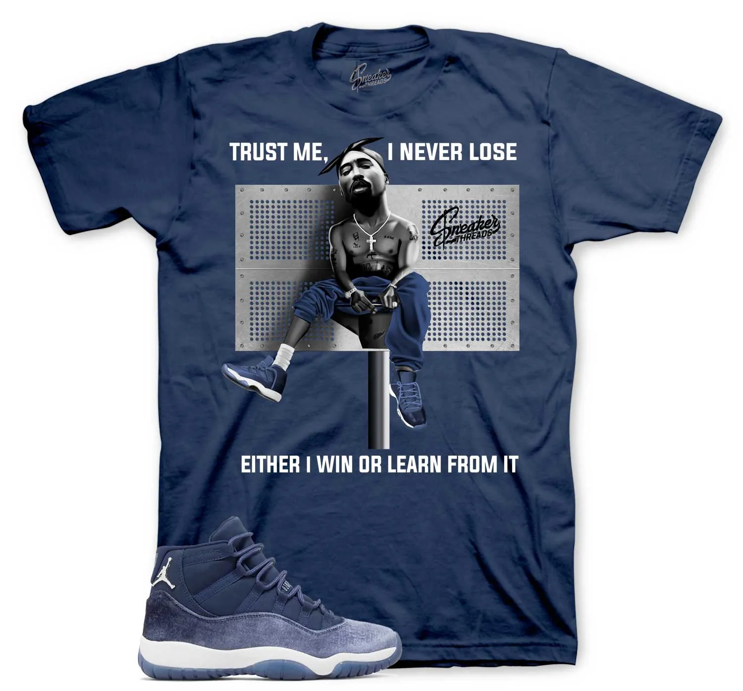 Retro 11 Midnight Navy Trust Me Shirt