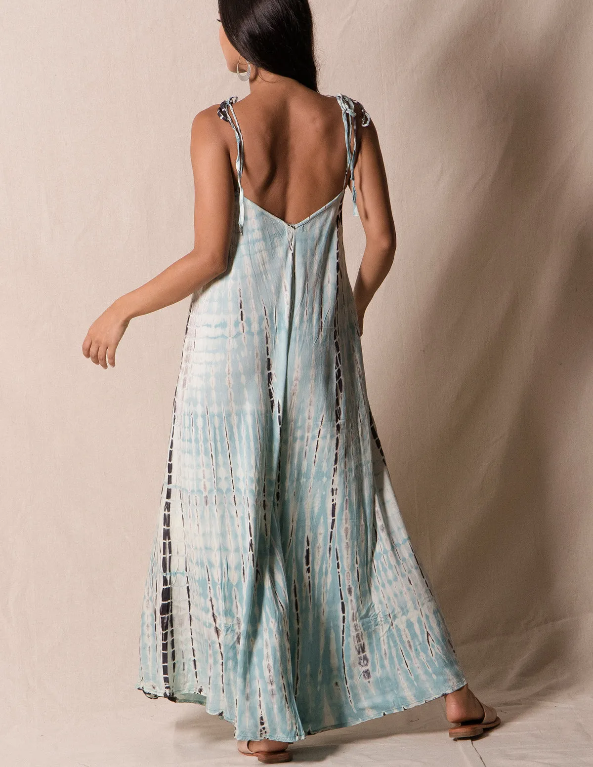 Shibori Tie-Dye Palazzo Jumpsuit