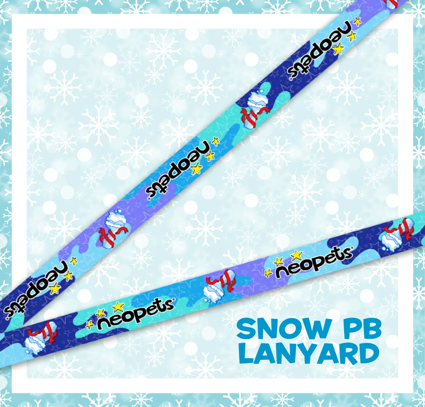 Snow Paintbrush Lanyard