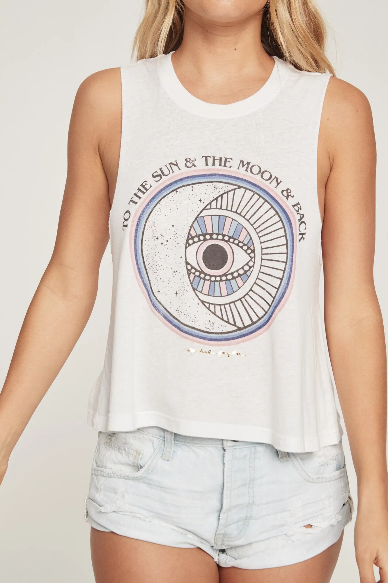 Spiritual Gangster Sun Moon Crop Tank