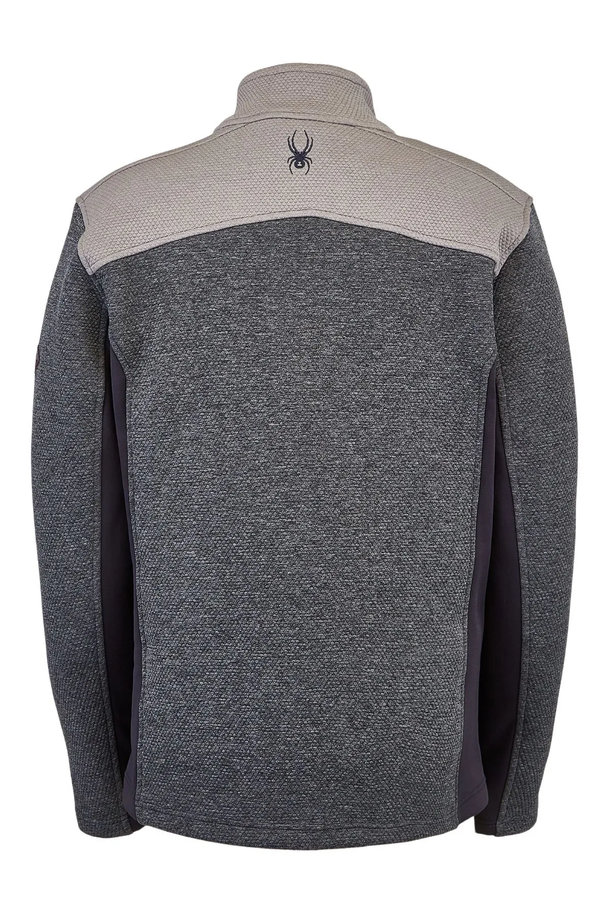 'Spyder' Men's Encore 1/2 Zip Fleece - Ebony Alloy