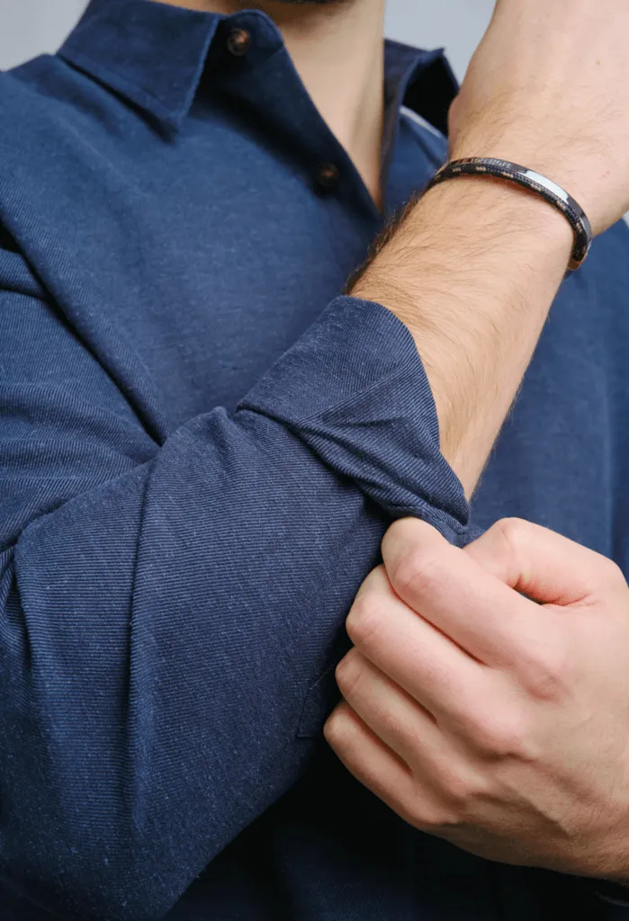 The Joseph Hemp Blend Shirt | Navy