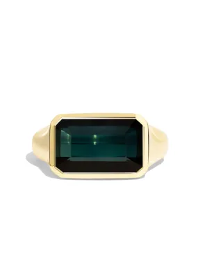 The Zara Ring with 6.32ct Emerald Tourmaline