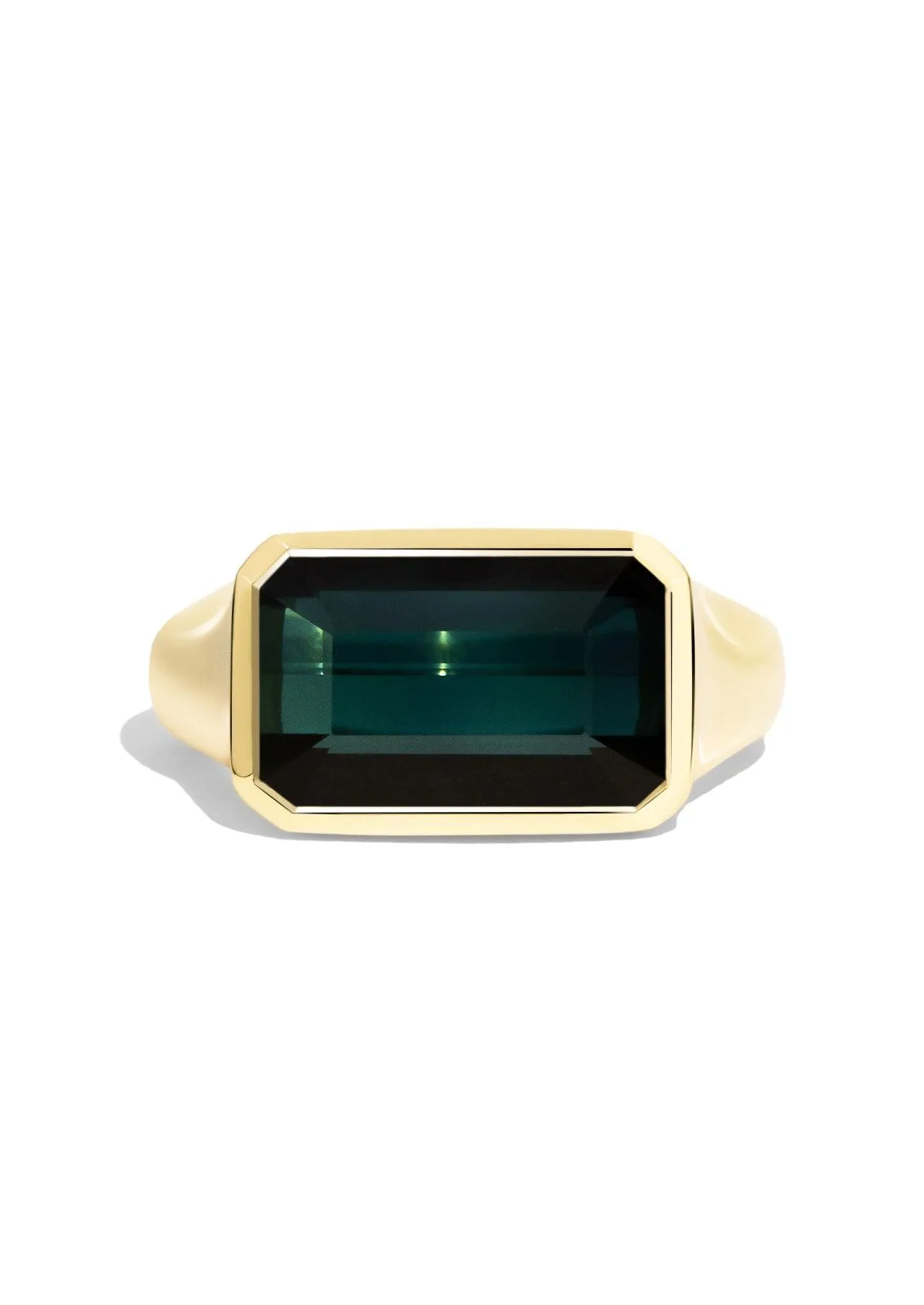 The Zara Ring with 6.32ct Emerald Tourmaline