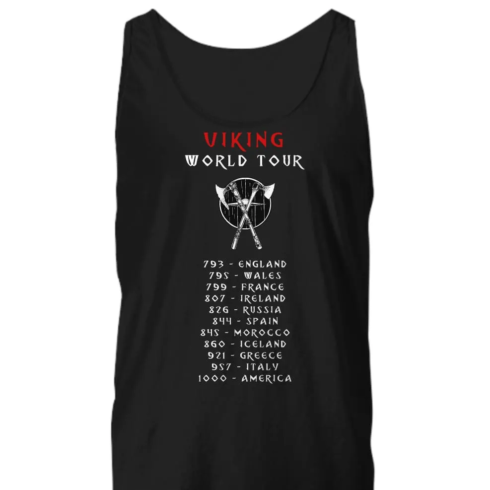 Viking World Tour Black Tank Top