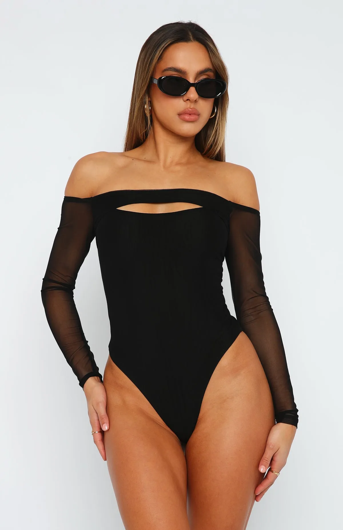 What Matters Most Long Sleeve Bodysuit Black