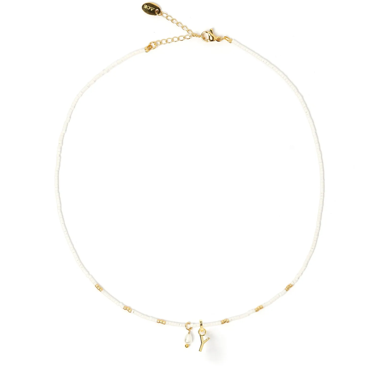 Zara Necklace - Daisy White