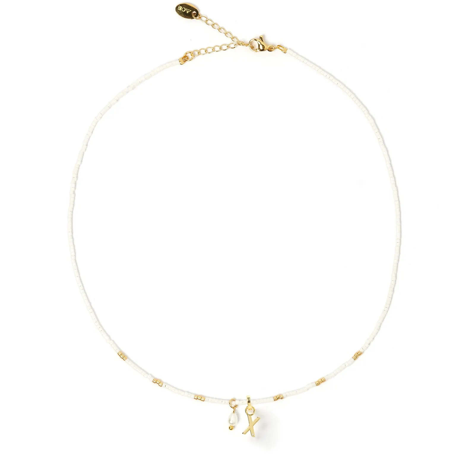 Zara Necklace - Daisy White