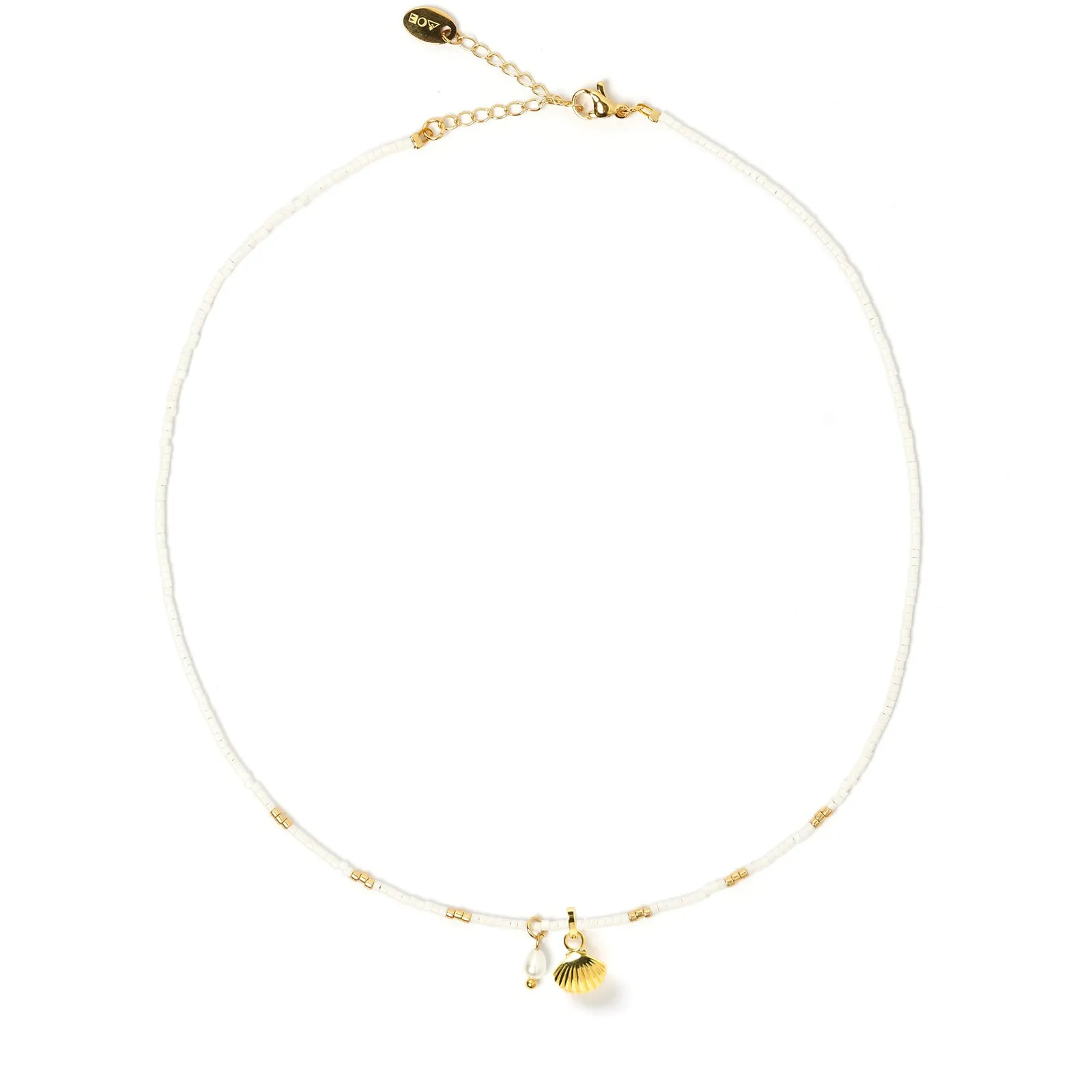 Zara Necklace - Daisy White